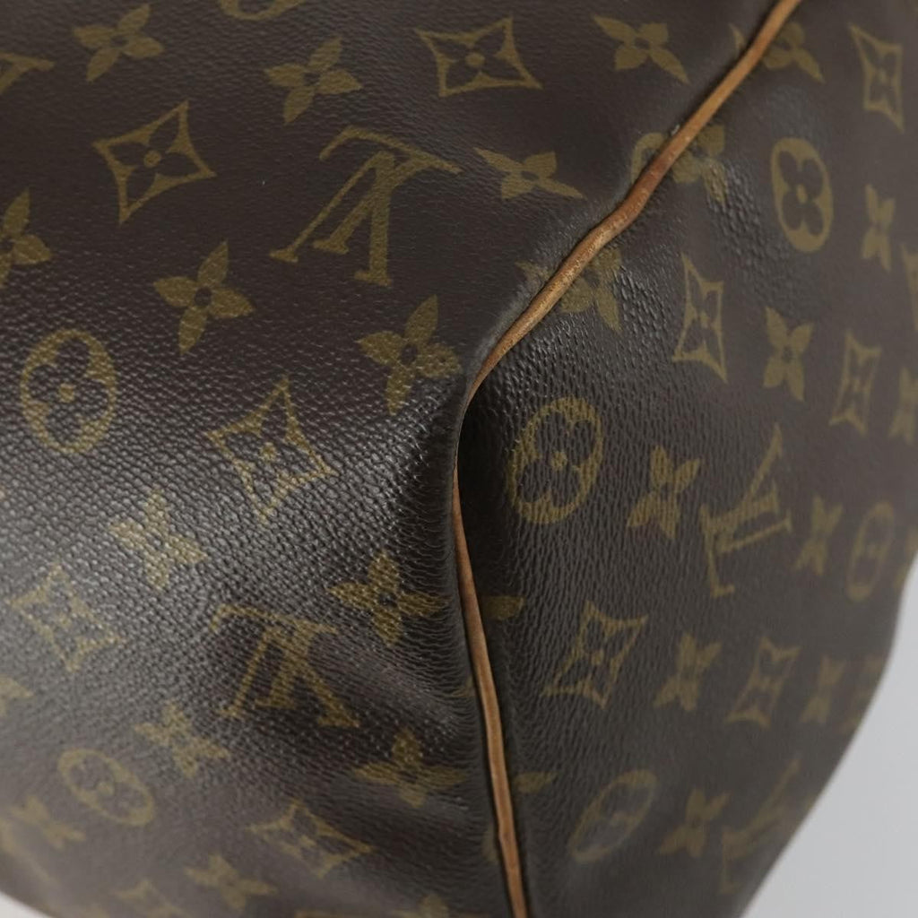 Louis Vuitton Keepall Bag Monogram Canvas Brown Canvas Travel Bag Bag (Pre-Owned)