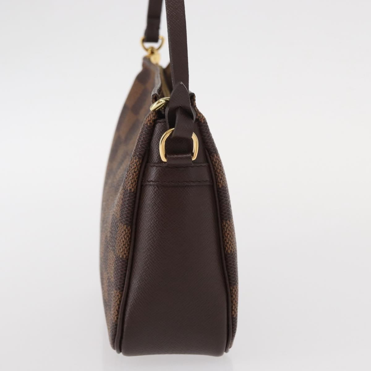 Louis Vuitton Trousse Make Up Bag Damier Canvas Brown Canvas Clutche & Pouche Bag (Pre-Owned)
