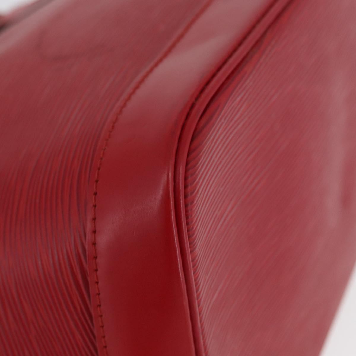 Louis Vuitton Alma Handbag Epi Leather Red Leather Handbag (Pre-Owned)