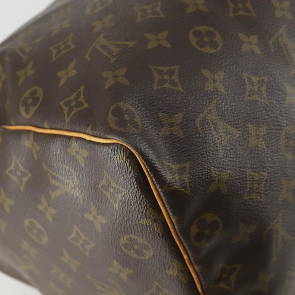 Louis Vuitton Keepall Bag Monogram Canvas Brown Canvas Travel Bag Bag (Pre-Owned)