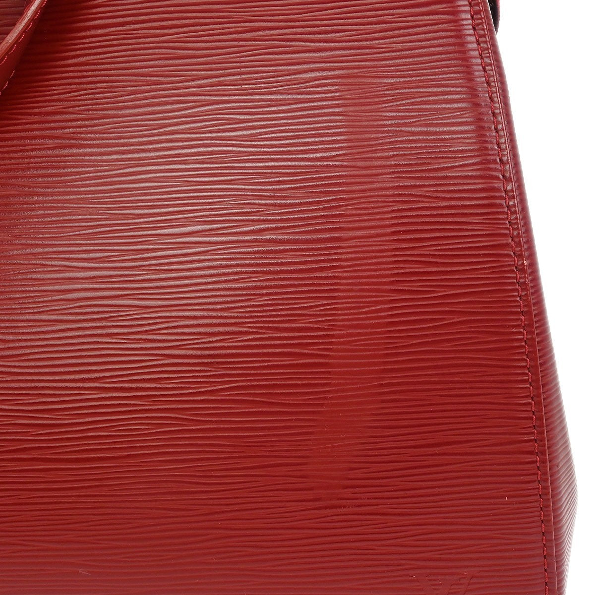 Louis Vuitton Brea Handbag Epi Leather Red Leather Tote Bag Bag (Pre-Owned)
