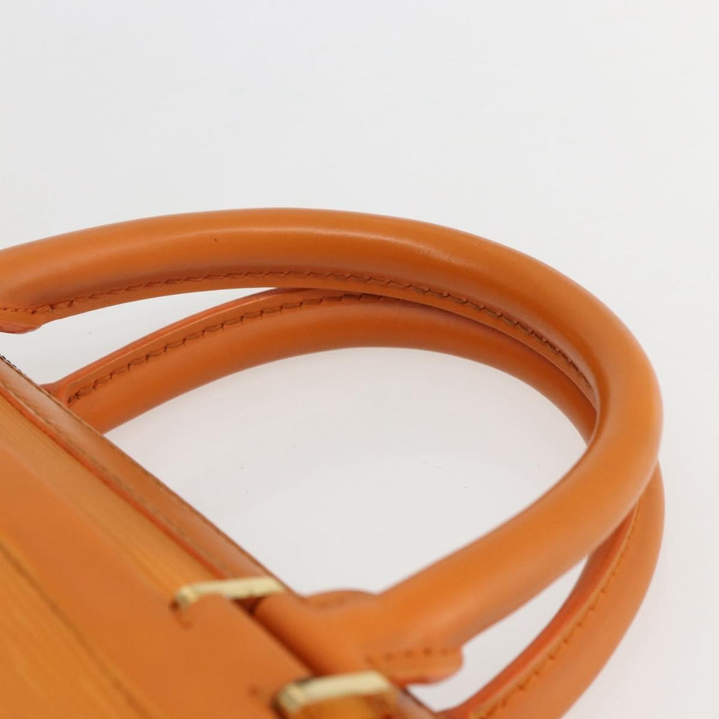 Louis Vuitton Danura Handbag Epi Orange Leather Handbag (Pre-Owned)