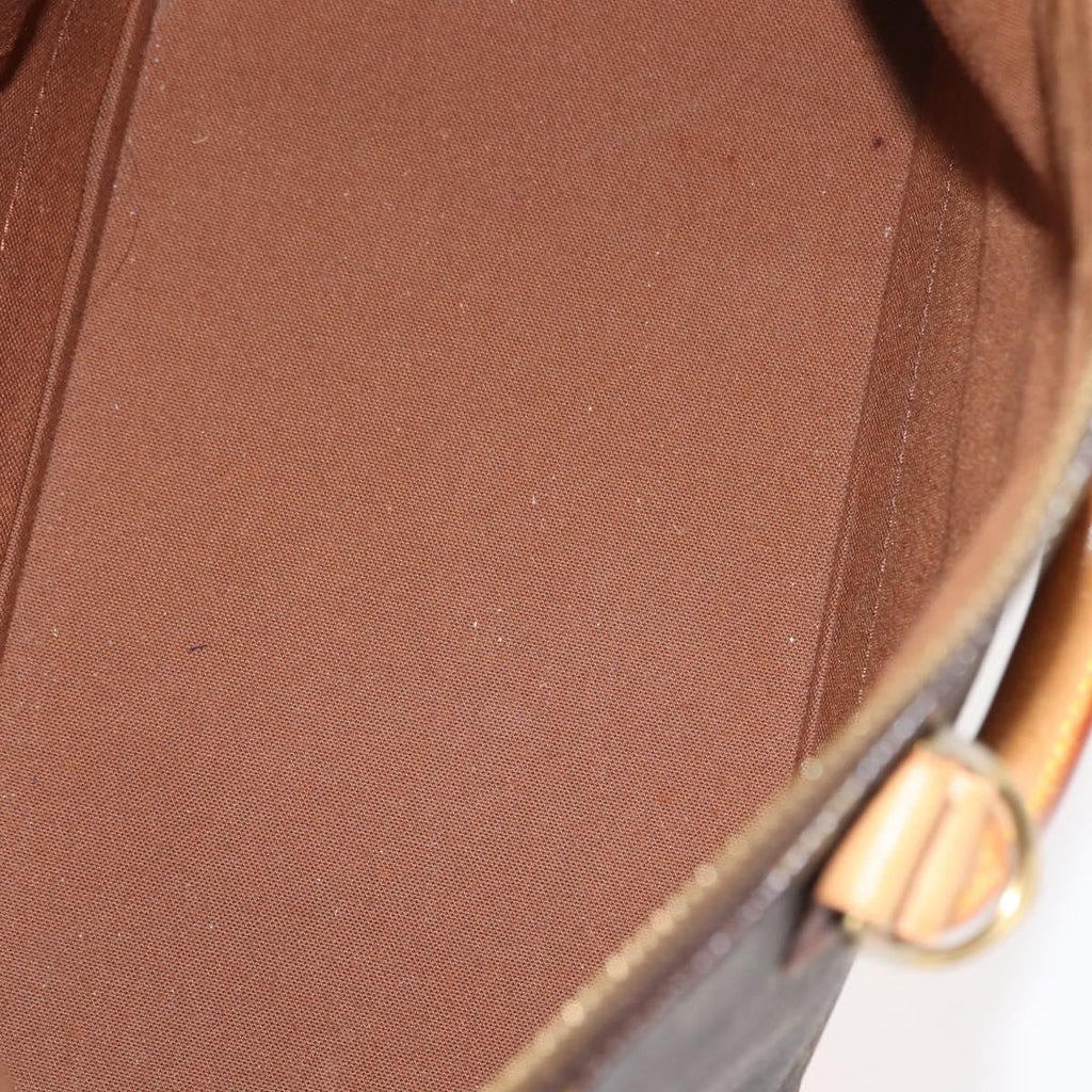 Louis Vuitton Alma Handbag Monogram Canvas Brown Canvas Handbag (Pre-Owned)