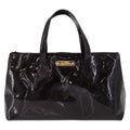 Louis Vuitton Wilshire Handbag Monogram Vernis Purple Patent_Leather Tote Bag Bag (Pre-Owned)
