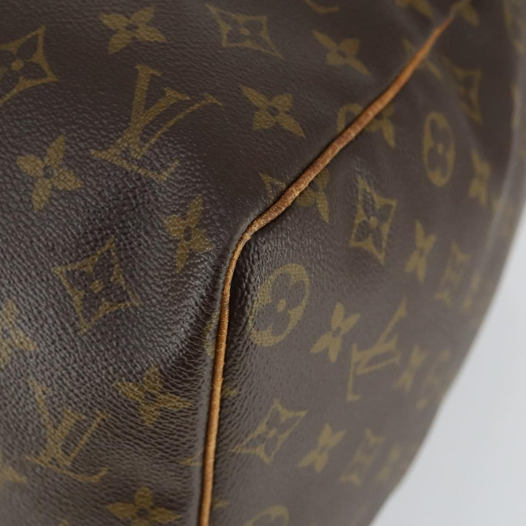 Louis Vuitton Keepall Bag Monogram Canvas Brown Canvas Travel Bag Bag (Pre-Owned)