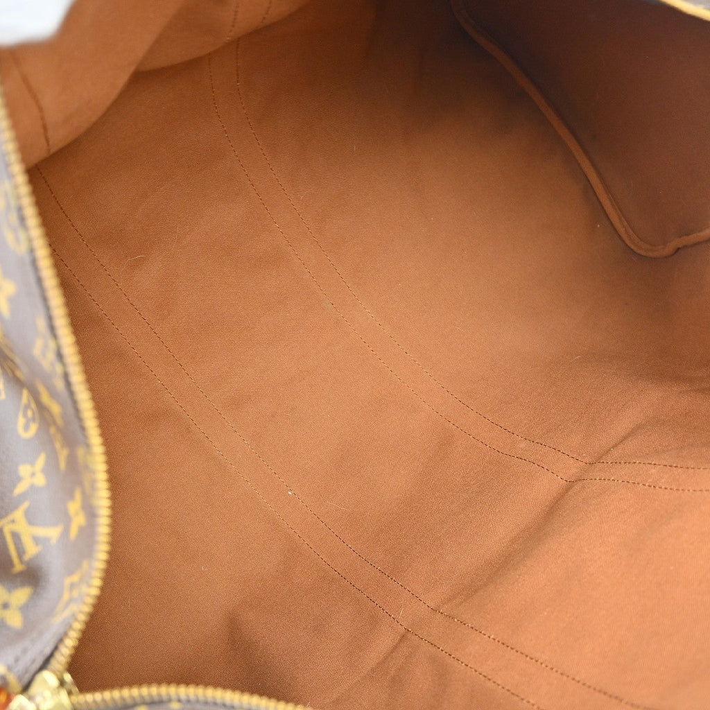 Louis Vuitton Keepall Bag Monogram Canvas Brown Canvas Travel Bag Bag (Pre-Owned)