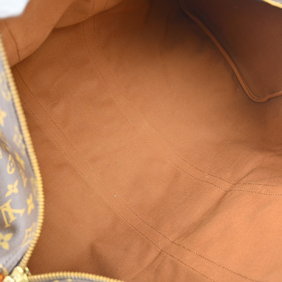 Louis Vuitton Keepall Bag Monogram Canvas Brown Canvas Travel Bag Bag (Pre-Owned)
