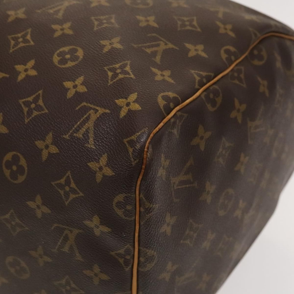 Louis Vuitton Keepall Bag Monogram Canvas Brown Canvas Travel Bag Bag (Pre-Owned)