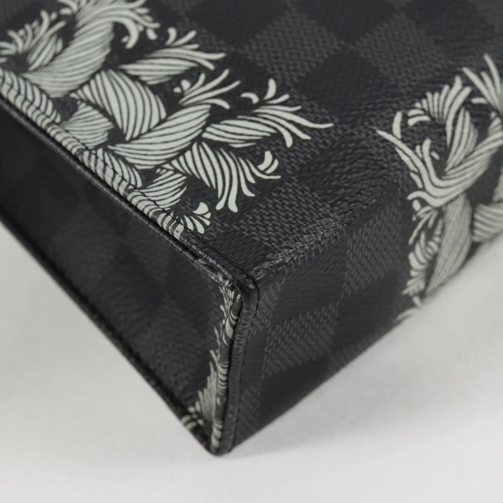Louis Vuitton Pochette Voyage Limited Edition Nemeth Damier Graphite Black Canvas Clutche & Pouche Bag (Pre-Owned)