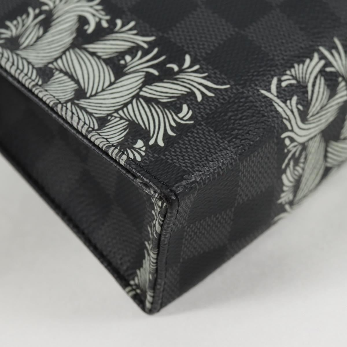 Louis Vuitton Pochette Voyage Limited Edition Nemeth Damier Graphite Black Canvas Clutche & Pouche Bag (Pre-Owned)