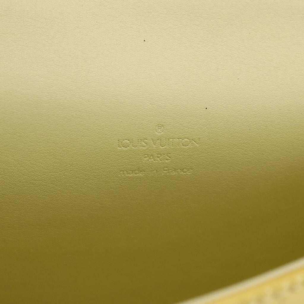 Louis Vuitton Spring Street Nm Handbag Patent Leather Yellow Patent_Leather Handbag (Pre-Owned)