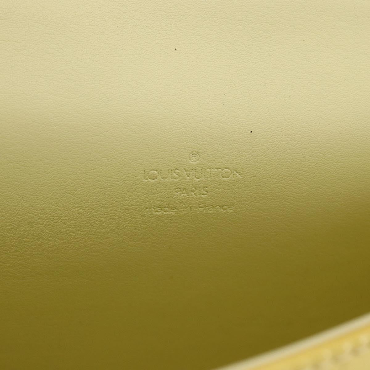 Louis Vuitton Spring Street Nm Handbag Patent Leather Yellow Patent_Leather Handbag (Pre-Owned)