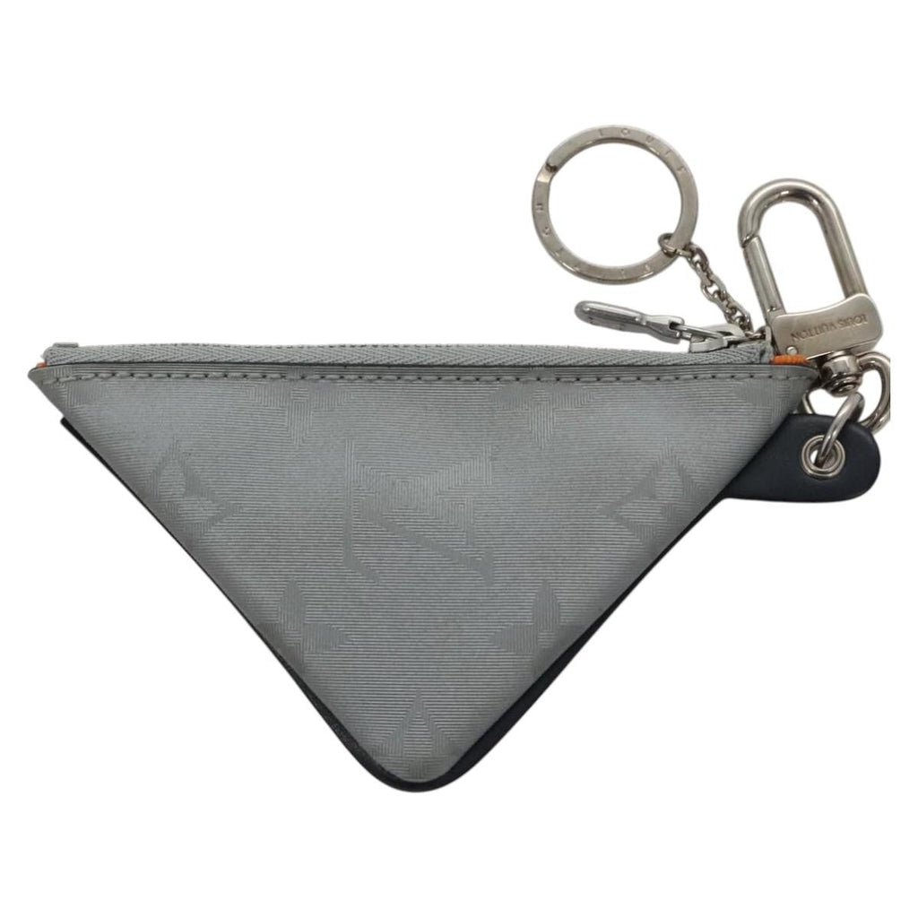 Louis Vuitton Porte Cles Satellite Canvas Silver Canvas Charms And Keychains Accessory (Pre-Owned)