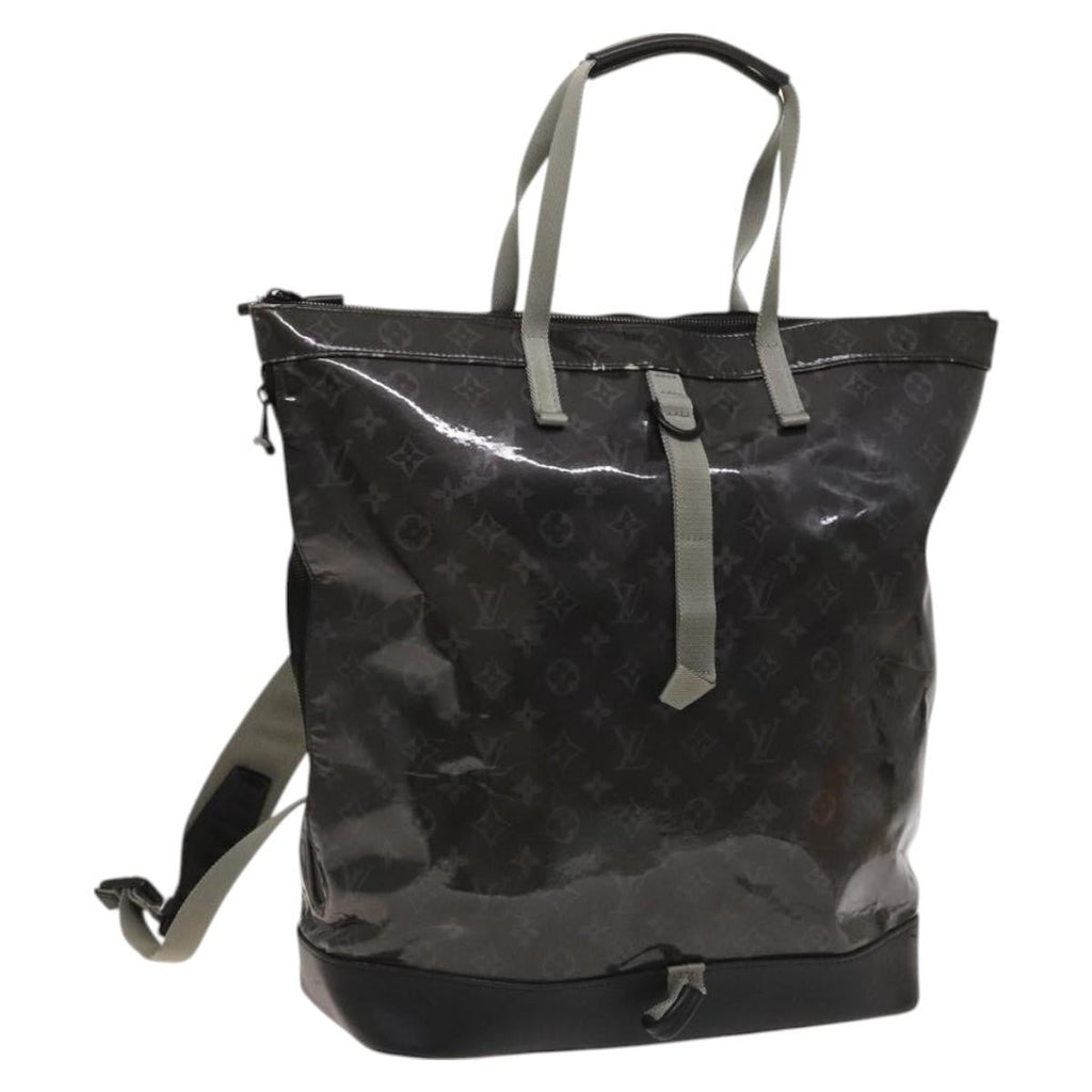 Louis Vuitton Zipped Tote Limited Edition Monogram Eclipse Glaze Canvas Black Canvas Backpack Bag (Pre-Owned)
