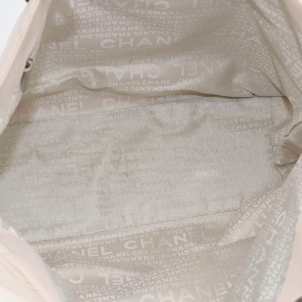 Chanel Vintage Cruise Line No.5 Tote Quilted Canvas Pink Canvas Tote Bag Bag (Pre-Owned)