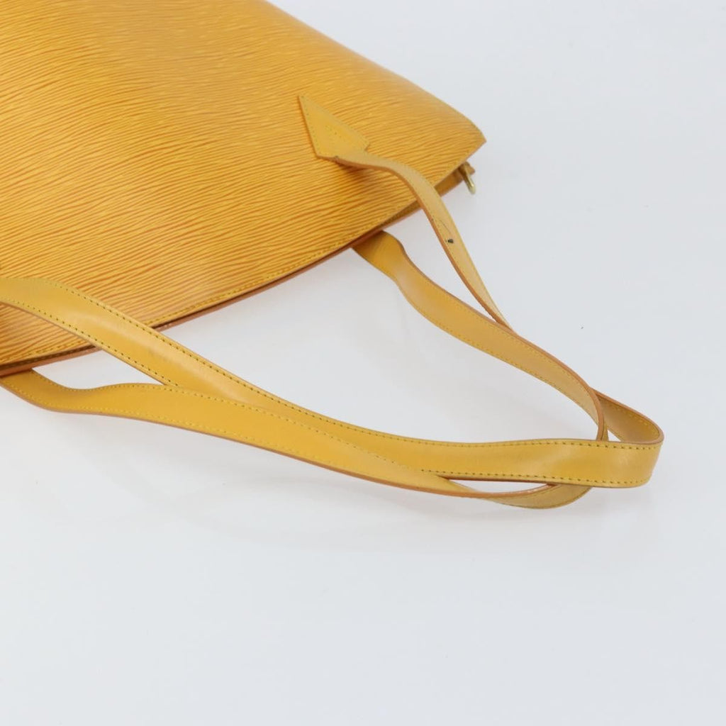 Louis Vuitton Saint Jacques Handbag Epi Leather Yellow Leather Shoulder Bag Bag (Pre-Owned)