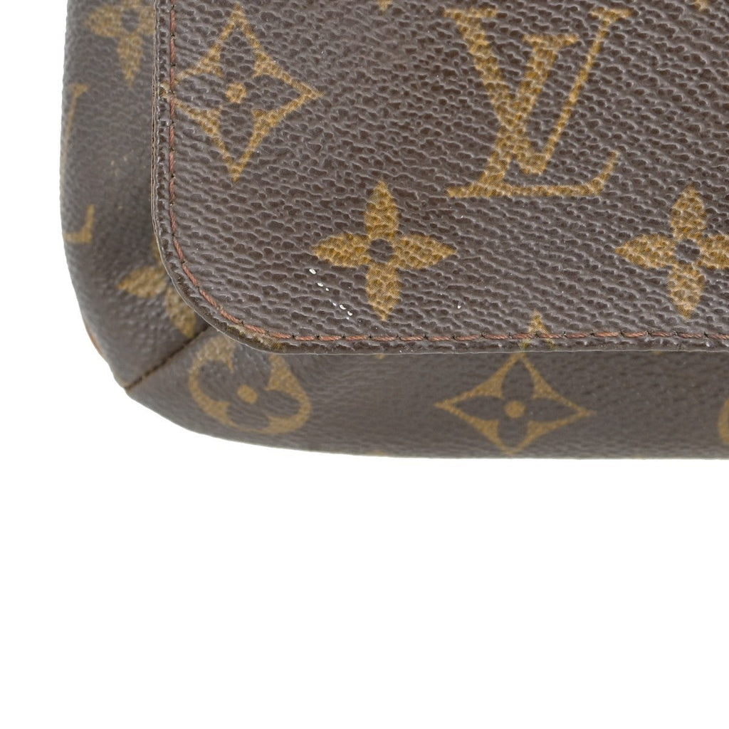 Louis Vuitton Musette Salsa Handbag Monogram Canvas Brown Canvas Shoulder Bag Bag (Pre-Owned)