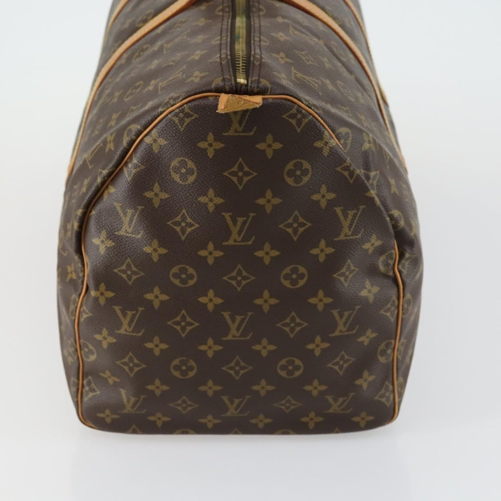 Louis Vuitton Keepall Bag Monogram Canvas Brown Canvas Travel Bag Bag (Pre-Owned)