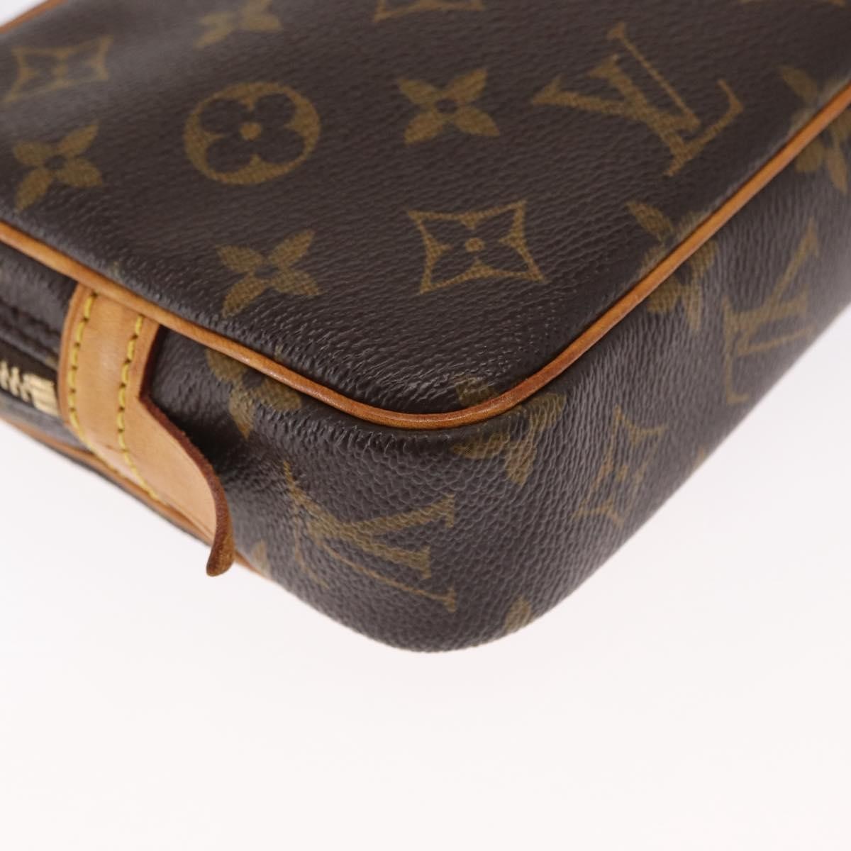 Louis Vuitton Pochette Marly Bandouliere Bag Monogram Canvas Brown Canvas Shoulder Bag Bag (Pre-Owned)
