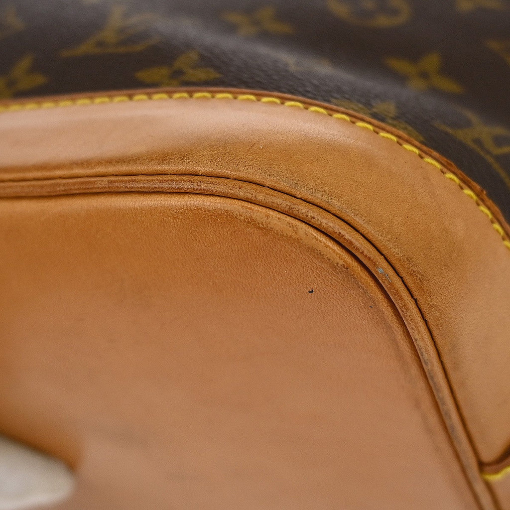 Louis Vuitton Alma Handbag Monogram Canvas Brown Canvas Handbag (Pre-Owned)