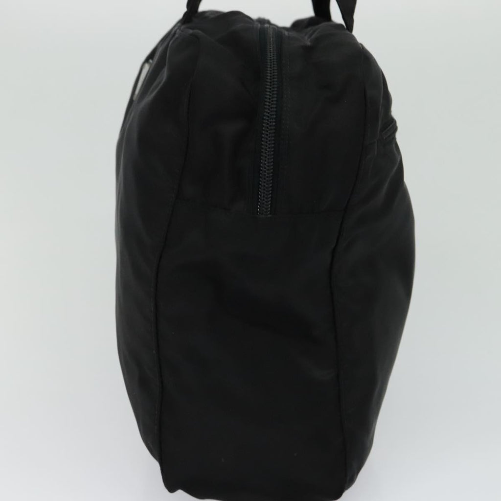 Prada Vintage Handbag Tessuto Black Nylon Handbag (Pre-Owned)