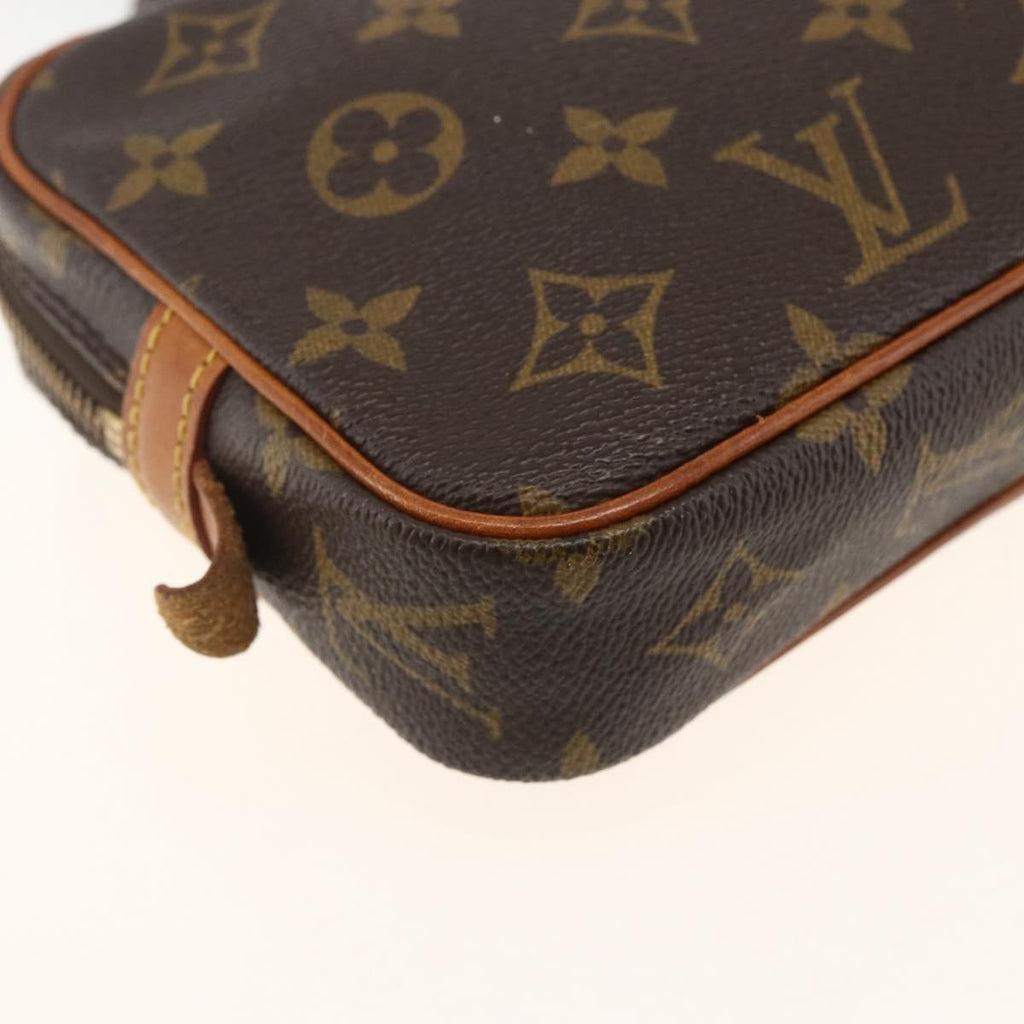 Louis Vuitton Pochette Marly Bandouliere Bag Monogram Canvas Brown Canvas Shoulder Bag Bag (Pre-Owned)