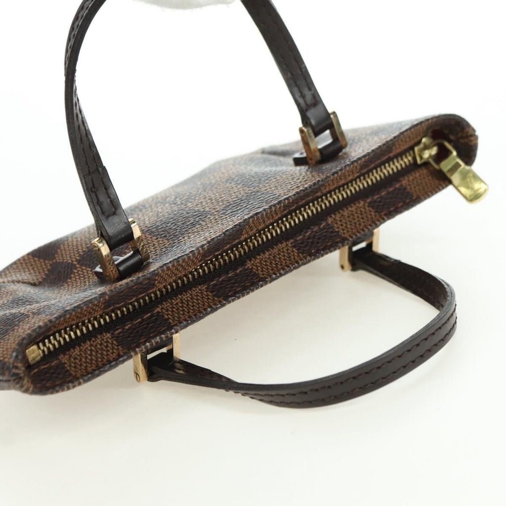 Louis Vuitton Manosque Pochette Damier Brown Canvas Clutche & Pouche Bag (Pre-Owned)