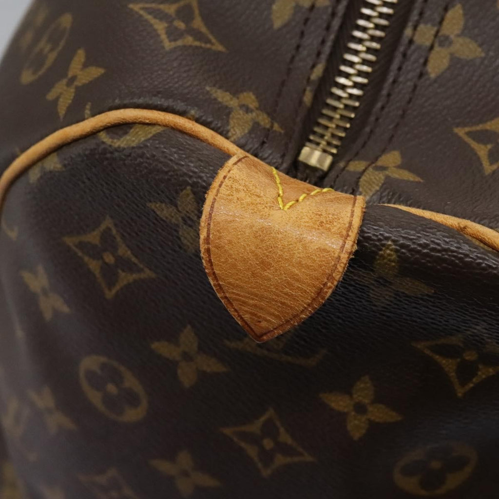 Louis Vuitton Keepall Bag Monogram Canvas Brown Canvas Travel Bag Bag (Pre-Owned)