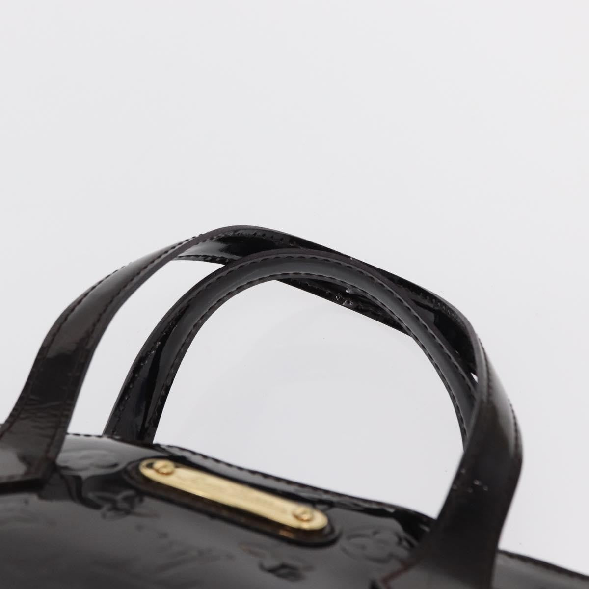 Louis Vuitton Wilshire Handbag Monogram Vernis Purple Patent_Leather Tote Bag Bag (Pre-Owned)