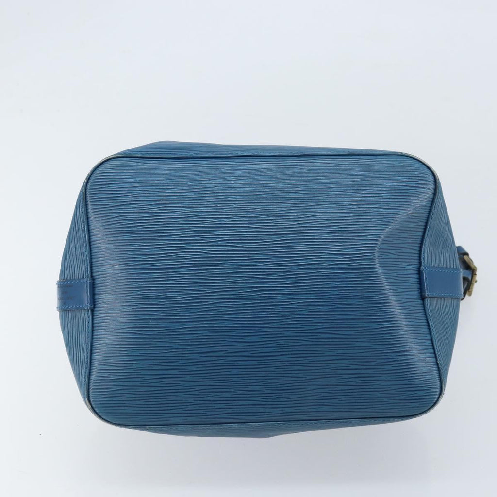 Louis Vuitton Petit Noe Handbag Epi Leather Blue Leather Shoulder Bag Bag (Pre-Owned)