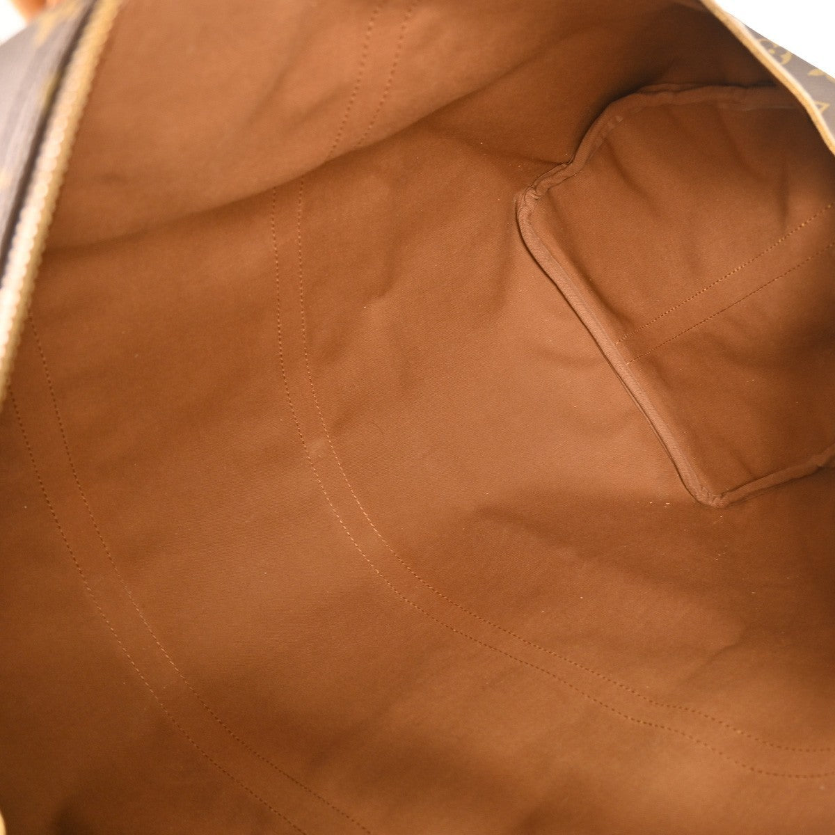 Louis Vuitton Keepall Bandouliere Bag Monogram Canvas Brown Canvas Travel Bag Bag (Pre-Owned)