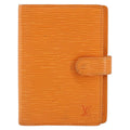 Louis Vuitton Agenda Cover Epi Leather Orange Leather Wallets Accessory (Pre-Owned)