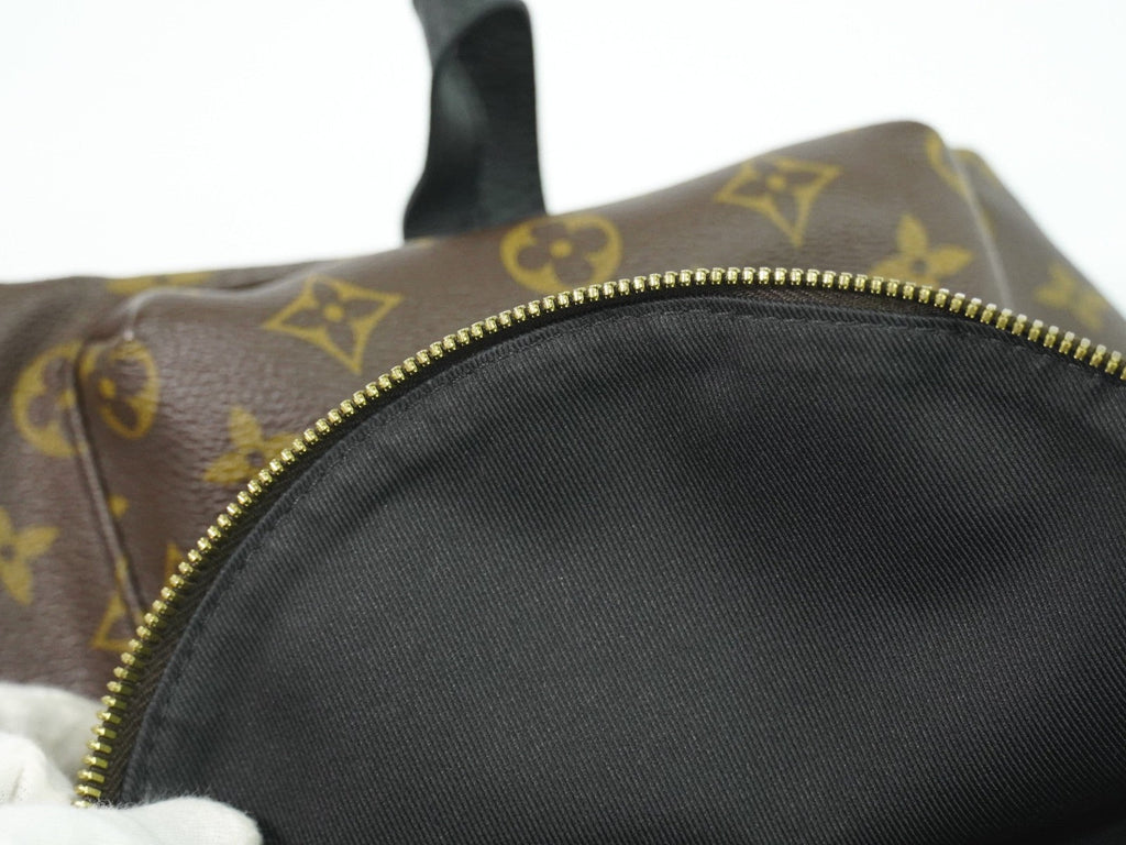 Louis Vuitton Palm Springs Backpack Monogram Canvas Brown Canvas Backpack Bag (Pre-Owned)