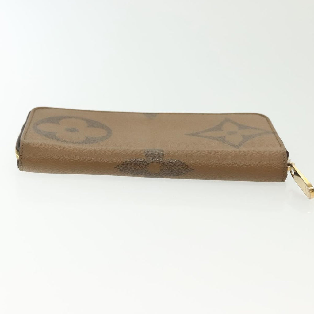 Louis Vuitton Zippy Wallet Canvas Brown Canvas Wallets Accessory (Pre-Owned)