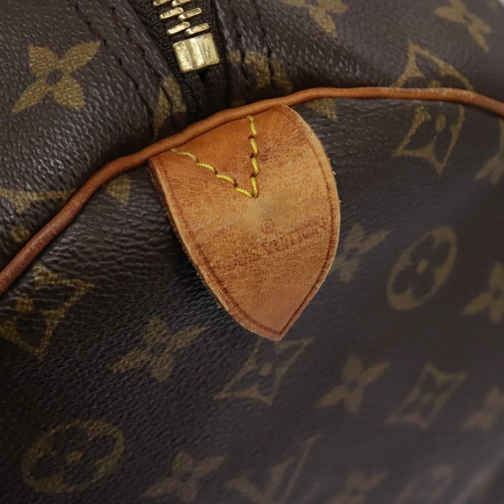 Louis Vuitton Keepall Bag Monogram Canvas Brown Canvas Travel Bag Bag (Pre-Owned)