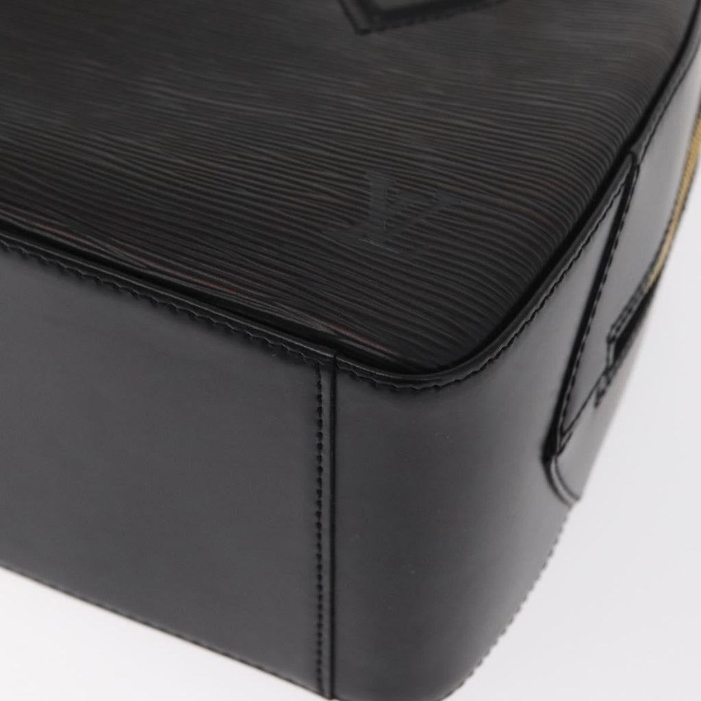 Louis Vuitton Sablons Handbag Epi Leather Black Leather Handbag (Pre-Owned)