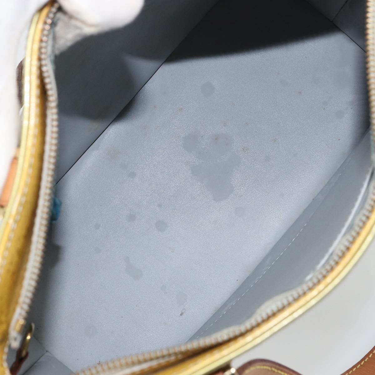 Louis Vuitton Houston Handbag Monogram Vernis Gray Patent_Leather Handbag (Pre-Owned)