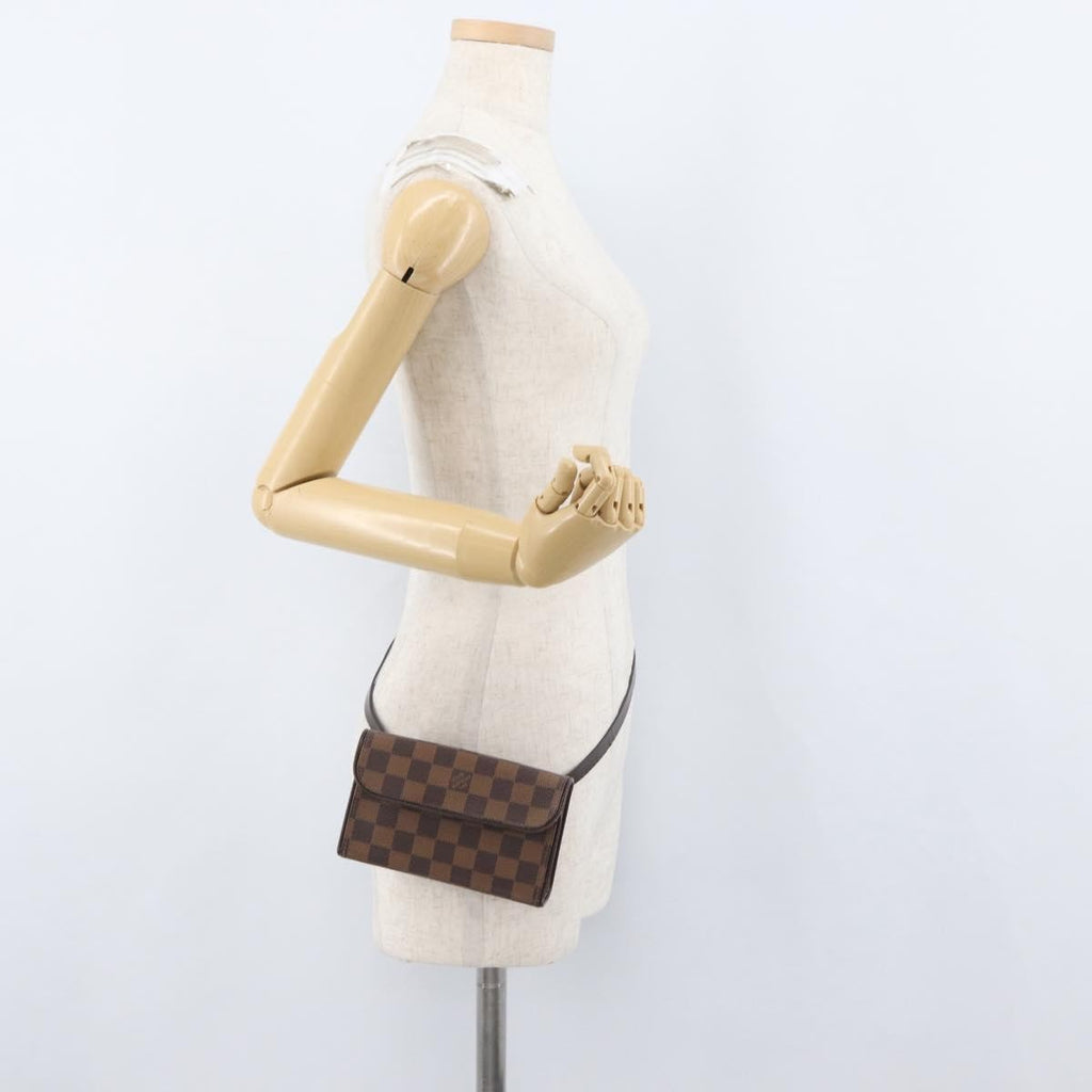 Louis Vuitton Florentine Waist Bag Monogram Canvas Brown Canvas Clutche & Pouche Bag (Pre-Owned)