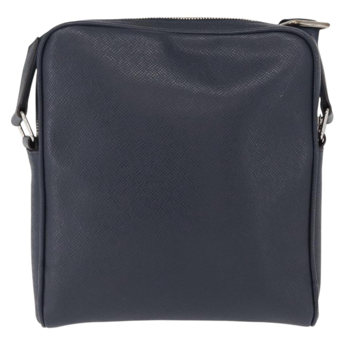 Louis Vuitton Alex Messenger Bag Taiga Leather Navy Leather Shoulder Bag Bag (Pre-Owned)