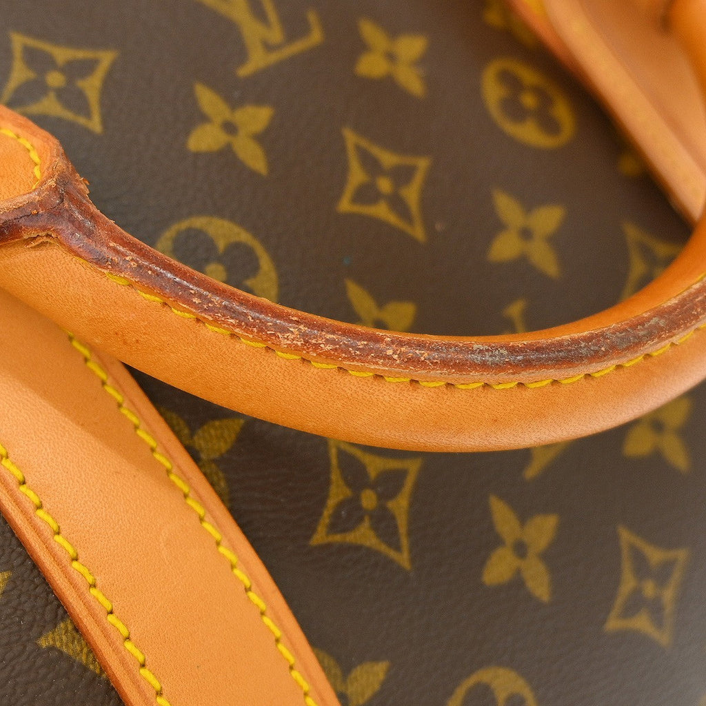 Louis Vuitton Keepall Bandouliere Bag Monogram Canvas Brown Canvas Travel Bag Bag (Pre-Owned)