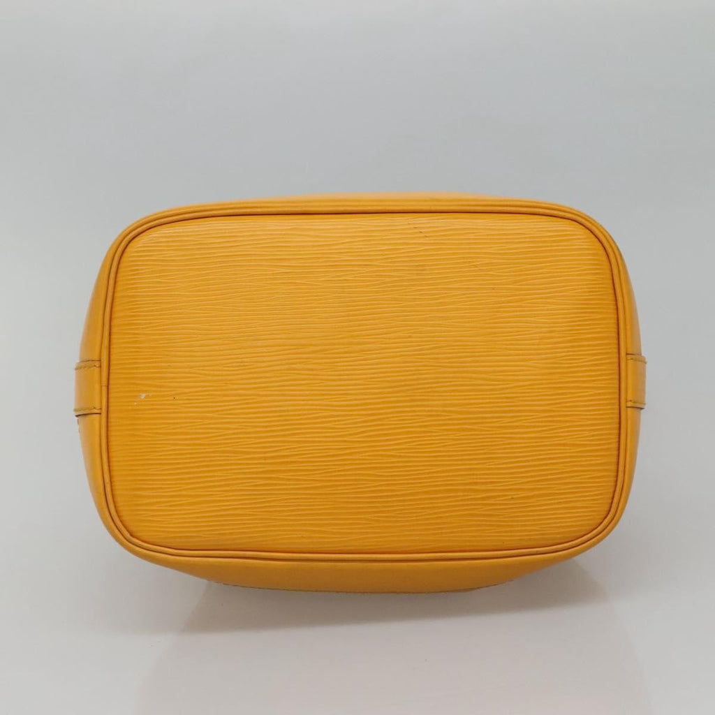 Louis Vuitton Petit Noe Nm Handbag Epi Leather Yellow Leather Shoulder Bag Bag (Pre-Owned)