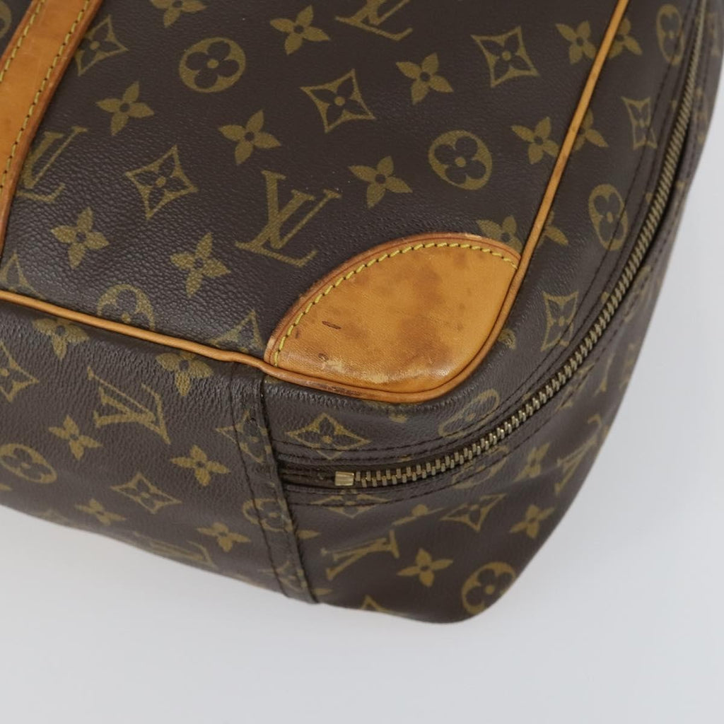 Louis Vuitton Sirius Handbag Monogram Canvas Brown Canvas Travel Bag Bag (Pre-Owned)