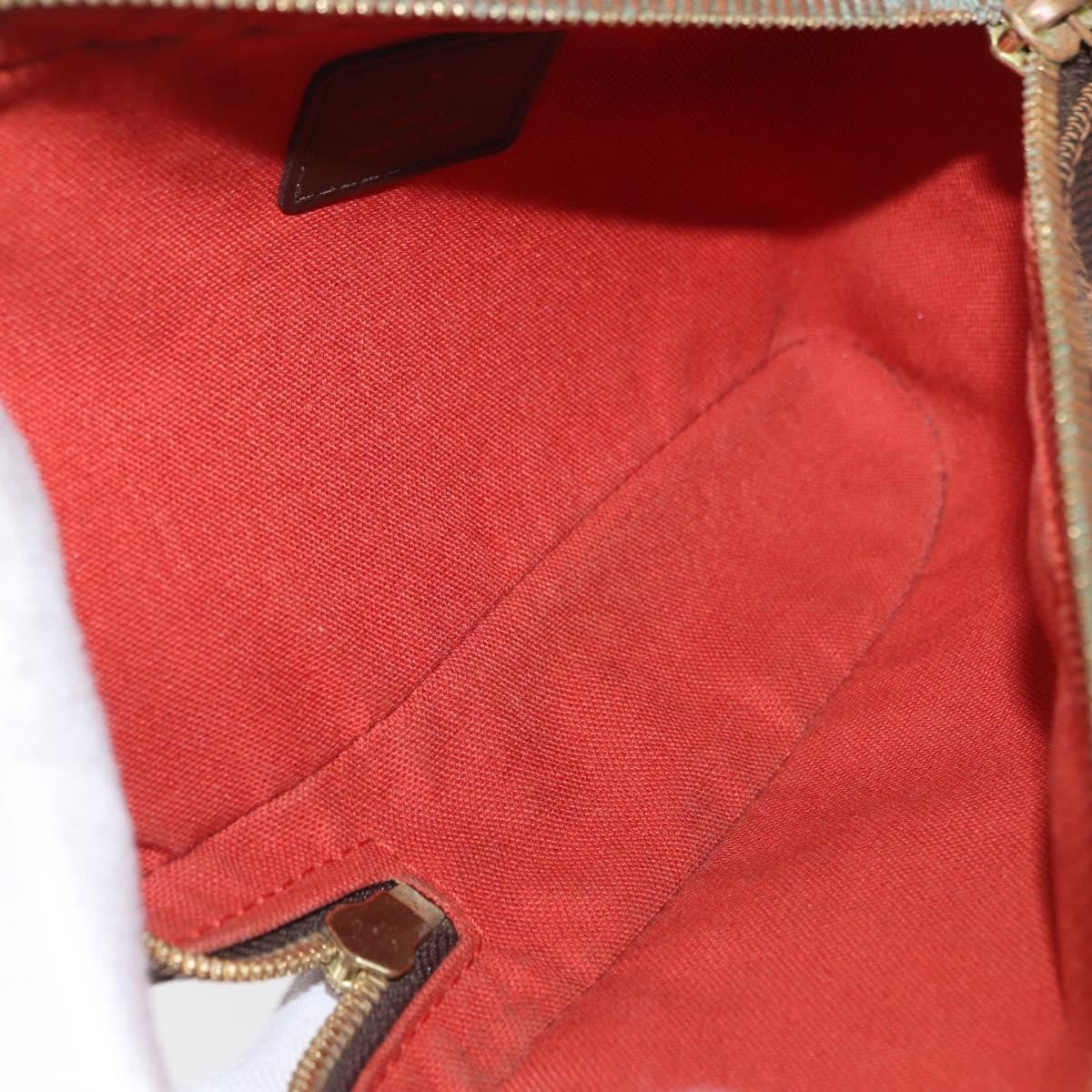 Louis Vuitton Geronimos Waist Bag Damier Brown Canvas Clutche & Pouche Bag (Pre-Owned)