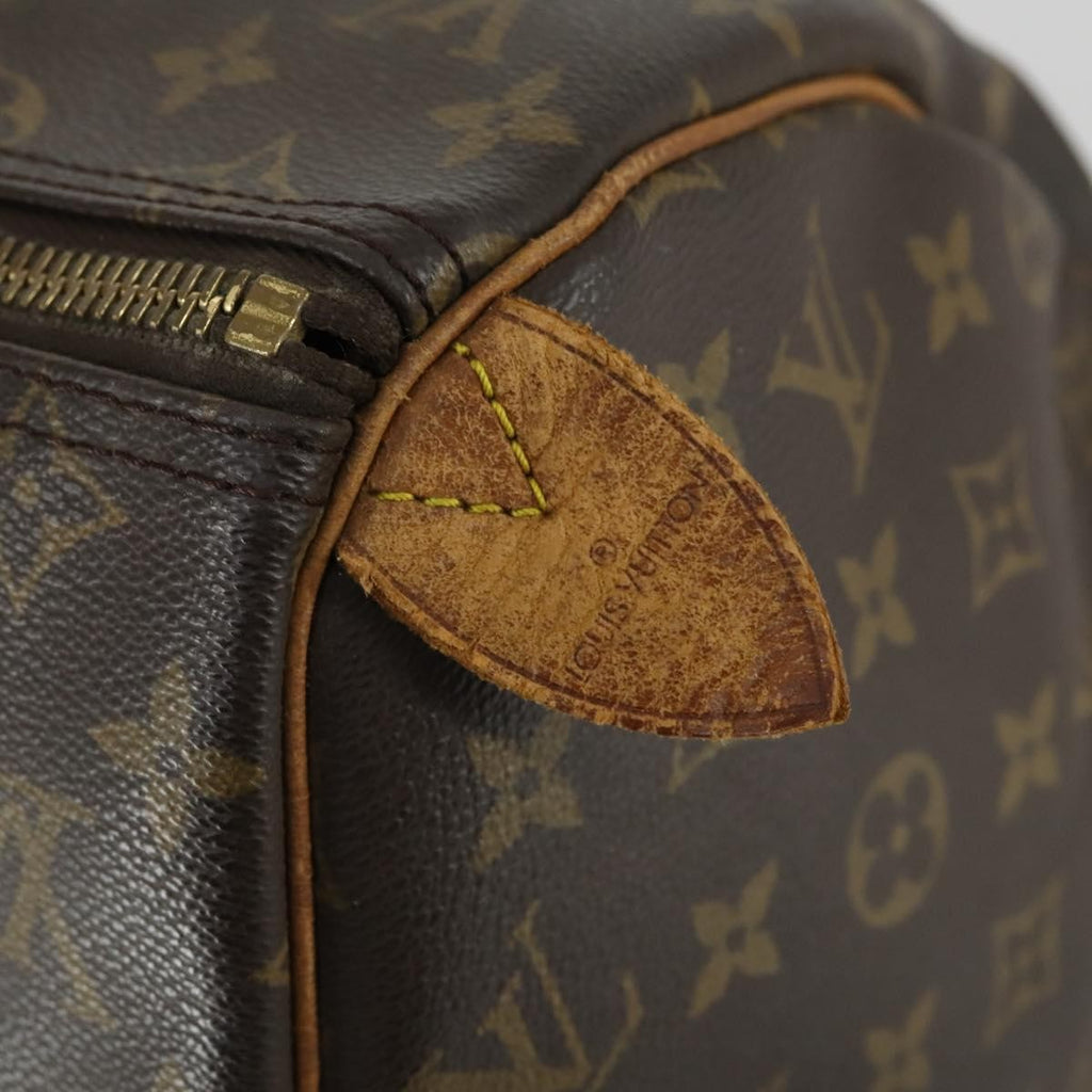 Louis Vuitton Keepall Bag Monogram Canvas Brown Canvas Travel Bag Bag (Pre-Owned)