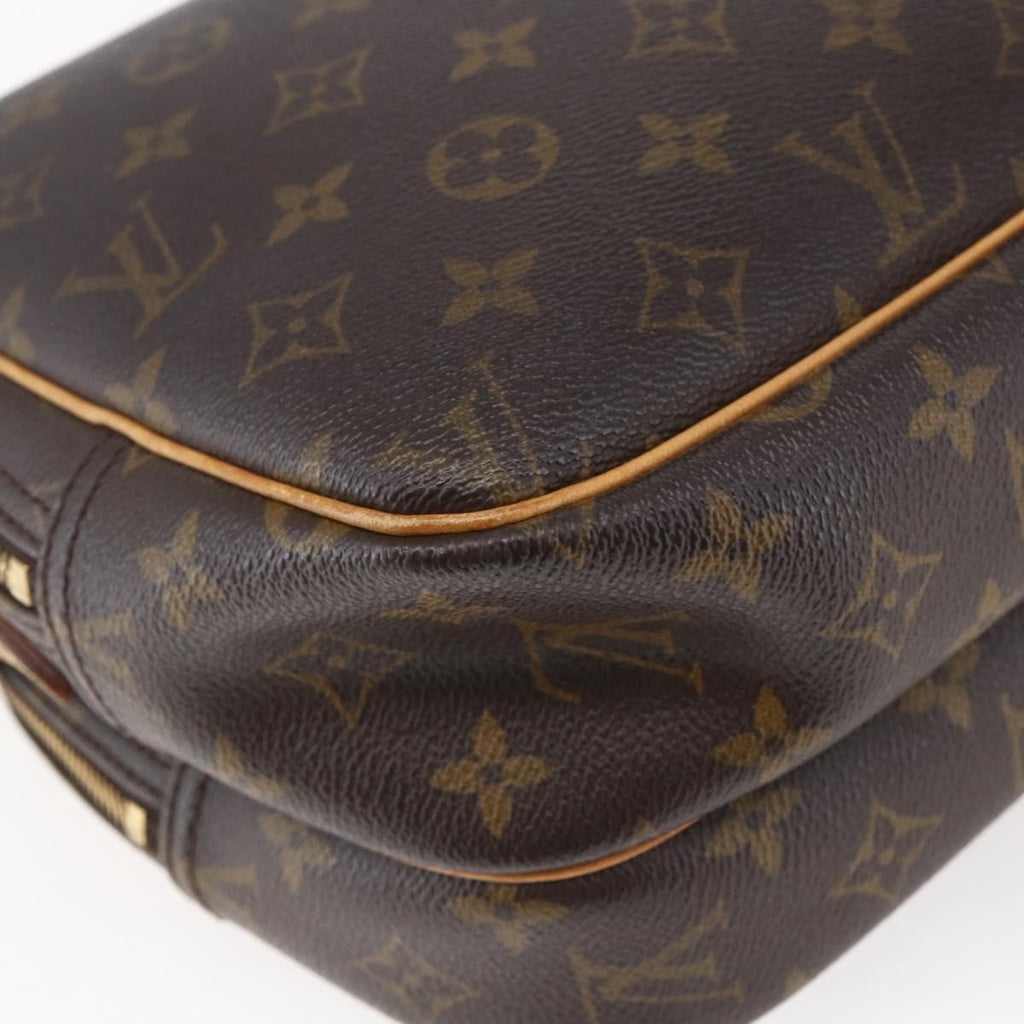 Louis Vuitton Reporter Bag Monogram Canvas Brown Canvas Bag (Pre-Owned)