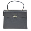 Louis Vuitton Malesherbes Handbag Epi Leather Black Leather Handbag (Pre-Owned)