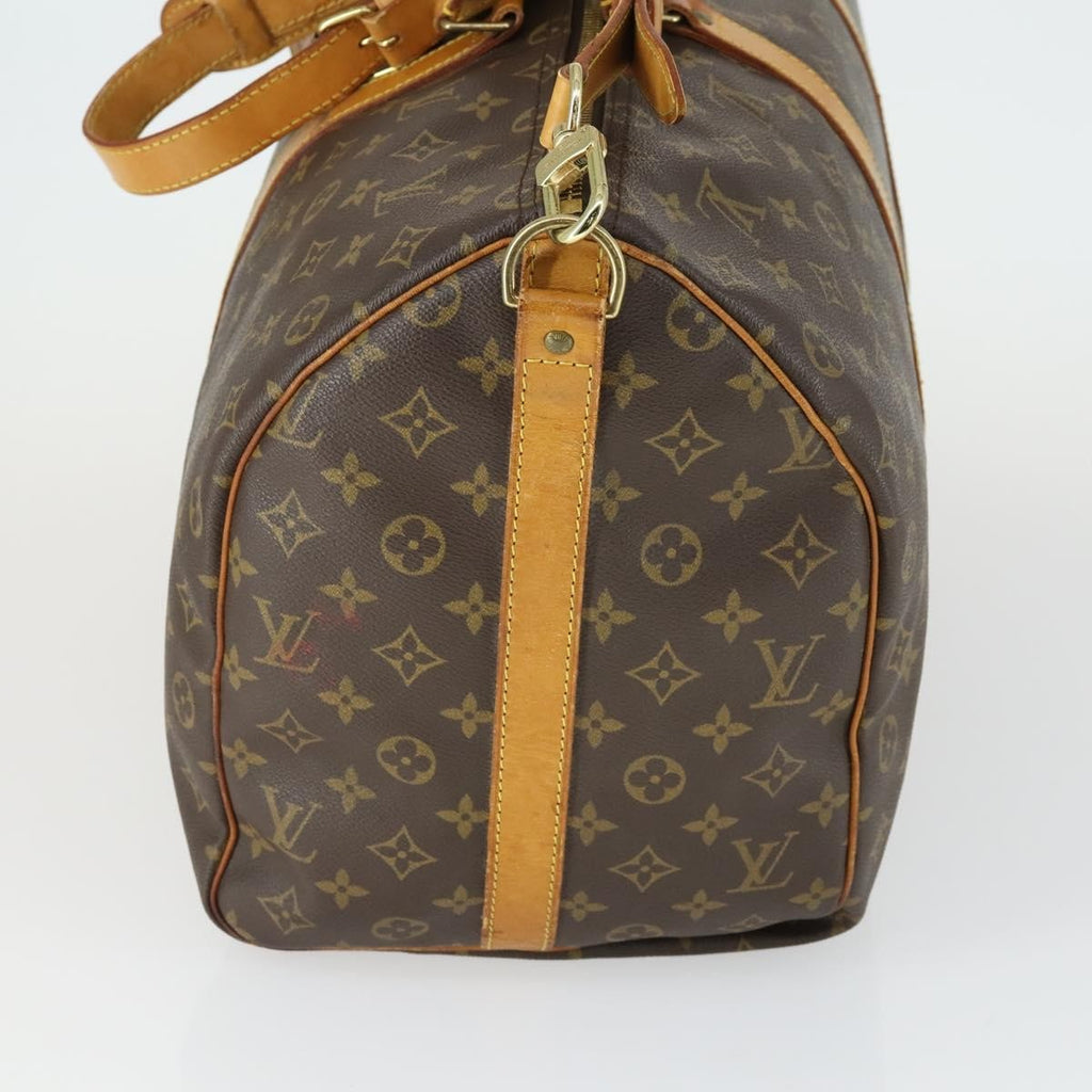 Louis Vuitton Keepall Bag Monogram Canvas Brown Canvas Travel Bag Bag (Pre-Owned)