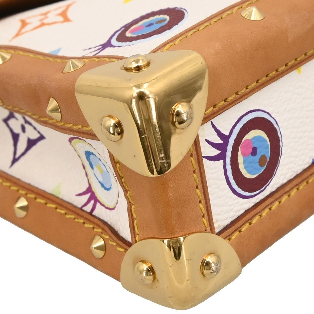 Louis Vuitton Eye Miss You Bag Monogram Multicolor White Canvas Clutche & Pouche Bag (Pre-Owned)