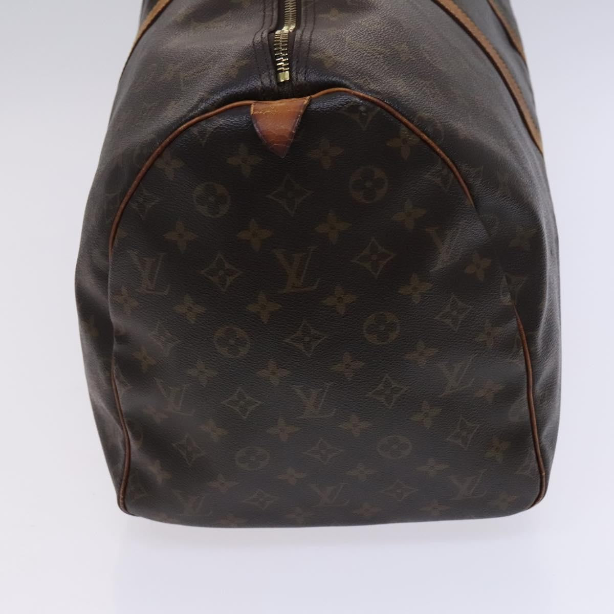 Louis Vuitton Keepall Bag Monogram Canvas Brown Canvas Travel Bag Bag (Pre-Owned)