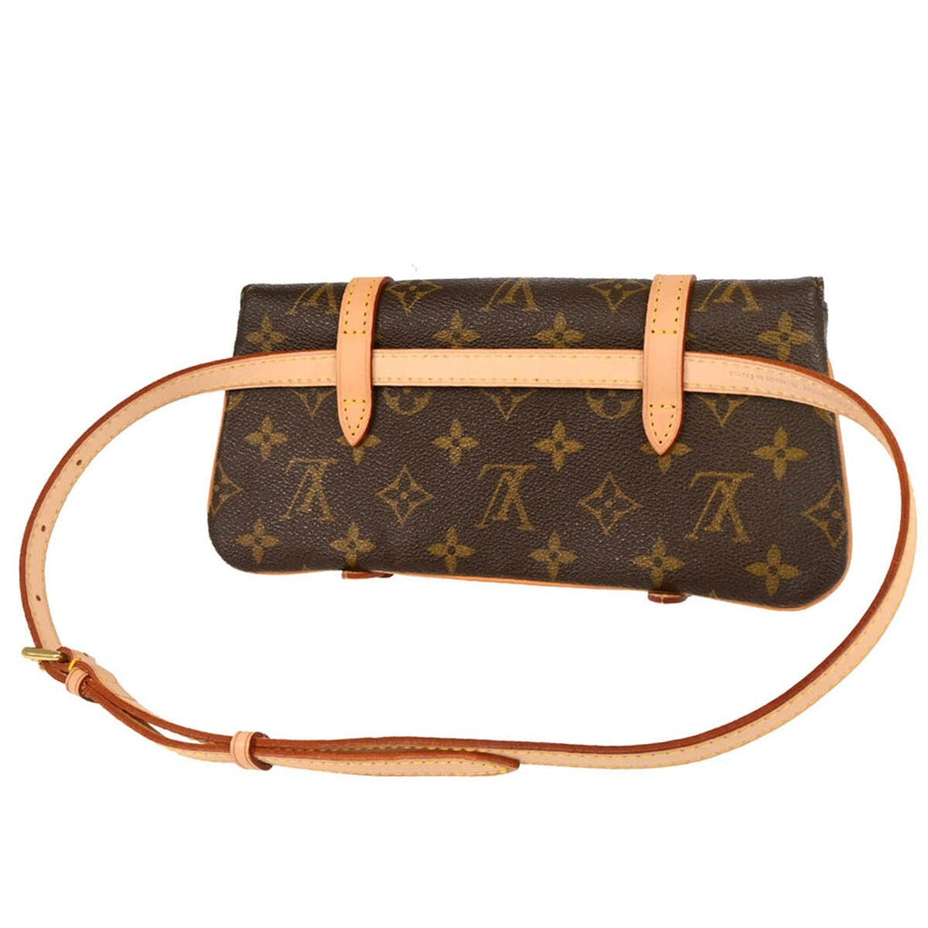 Louis Vuitton Marelle Waist Bag Monogram Canvas Brown Canvas Clutche & Pouche Bag (Pre-Owned)